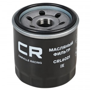 Фильтр масляный Chevrolet Aveo (02-)/Spark (05-) 0.8i/1.2i/Cobalt (13-) 1.5i (ма CRL6021 CARVILLE RACING