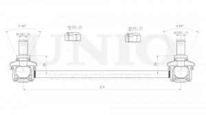 Стойка стабилизатора задняя SSP-50150 UNIO