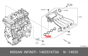 NISSAN JUKE (F15) (2011>) 14035-1KT0A NISSAN