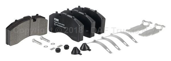 Колодки дисковые 29158 211x108x30 SAF (с установочным комплектом) 1962431 DAF TRP