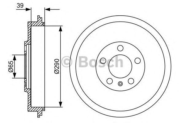 Барабан тормозной SKODA Octavia BOSCH 0986477152 BOSCH