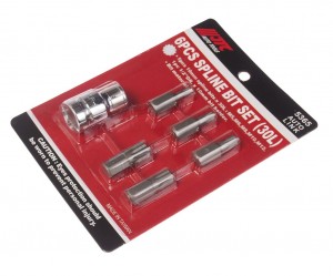 Набор бит 1/2" SPLINE с держателем М5-12 6 предметов JTC JTC-5365 JTC TOOLS