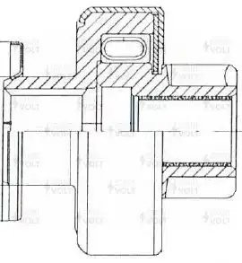 Привод стартера (бендикс) для а/м Лада Vesta (15-)/Xray (16-) 1.6i MT (тип Hitac VCS0908 START VOLT