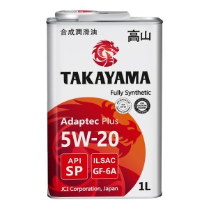 Takayama Adaptec Plus 5W20 (1L) (металл) масло моторное! синт.\ API SP, ILSAC GF 605588 TAKAYAMA