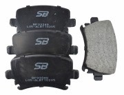 Колодки тормозные задние (AUDI A6 (C6), Q3 (8U), VW PASSAT (36_, 3C_), TIGUAN) B BP33349 SB NAGAMOCHI