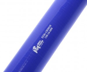 Патрубок МАЗ радиатора верхний (L=420мм,d=42) силикон MEGAPOWER 130-16-099 MEGA POWER