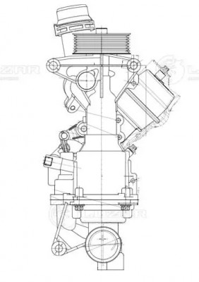помпа!\ MB W205/W213 1.6i/2.0i 14> LWP 15324 LUZAR
