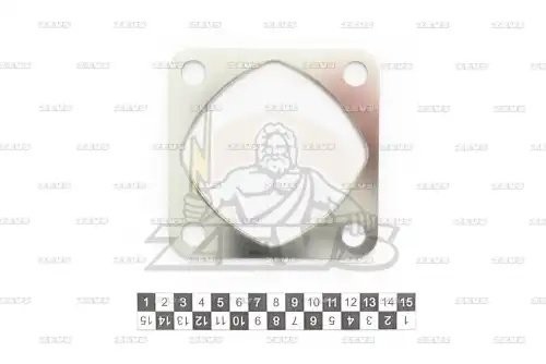 GEM62024 Прокладка глушителя GEM62024 ZEVS
