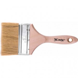 Кисть плоская 100мм (4") натуральная щетина Евро MATRIX 83057 MATRIX