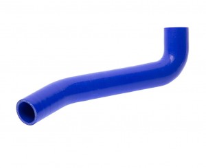 Патрубок ГАЗель Next дв.УМЗ-А274 радиатора верхний синий силикон MEGAPOWER 130-16-158 MEGA POWER