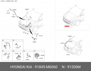 91845M6060 ДЕТАЛЬ 91845M6060 MOBIS