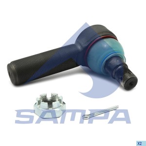Наконечник рулевой тяги DAF MAN MERCEDES левый (M30х1.5 M20х1.5 /23.5 L=118) SAM 097.1169 SAMPA