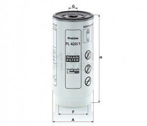 фильтр топливный ! сепаратора H231 D108 S80x3 1-14UNS \ FORD CARGO Ecotorg NHDD PL 420-1 X MANN FILTER