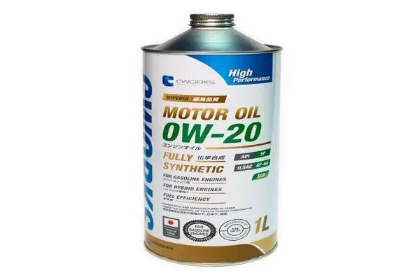 Масло моторное SUPERIA MOTOR OIL 0W-20 SP/GF-6A 1L A11SR1001 A11SR1001 CWORKS