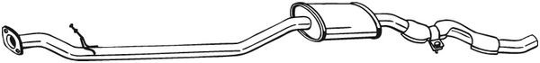 Резонатор NISSAN Qashqai (06-) BOSAL 287-237 BOSAL