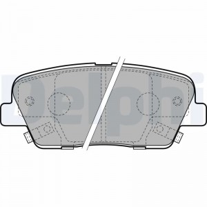 LP2202 колодки дисковые з.\ Kia Sorento 2.4/2.0D/2.2D 11/09> LP2202 DELPHI