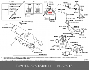 TOYOTA MARK 2 (X10#) (1996-2000) 23915-46011 TOYOTA