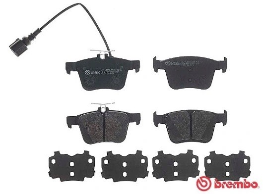 P85162 колодки дисковые задние!\ Audi A3 2.5 15> P85162 BREMBO