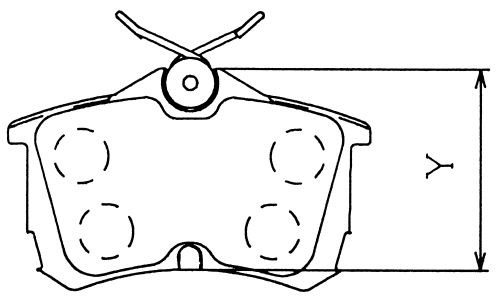 D5109 колодки дисковые задние!\ Honda Accord 1.6i-2.3i/2.0TDi 98> D5109 MK KASHIYAMA