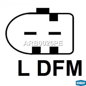 Реле регулятор PEUGEOT Boxer CITROEN Jumper FIAT Ducato FORD Transit напряжения  ARB0026PE KRAUF