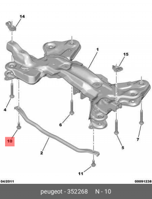 болт!\Citroen, Peugeot 3522.68 CITROEN PEUGEOT