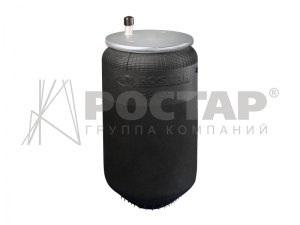 Пневморессора SCHMITZ (без стакана) (2отв.M10, штуцер M22х1.5,низ отв.M12мм) выс R4159DG16 ROSTAR