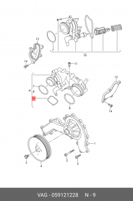 ПРОКЛАДКА 059-121-228 059 121 228 VAG