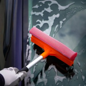 Щетка для мойки автомобиля 30см губка,водосгон черно-оранжевая AIRLINE AB-M-04 AIRLINE