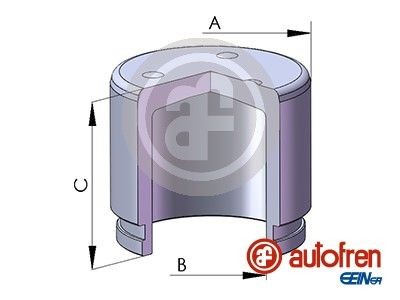 поршень суппорта! d35 Akebono\Mitsubishi Galant/Lancer/Outlander, Subaru Impreza D025240 AUTOFREN SEINSA