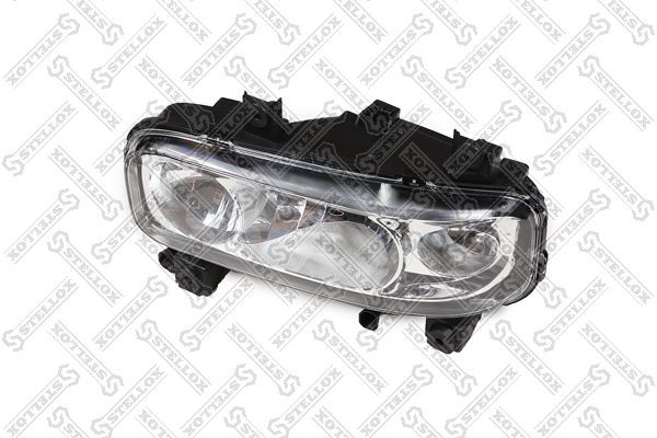 фара! левая стекло рифленое H4/H1 коррект. электр. с противотум.\MB Atego 8733078SX STELLOX