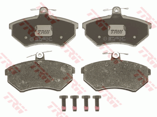 Колодки тормозные VW Golf (-02),Polo (-01),Passat (-97) передние (4шт.) TRW GDB1048 TRW