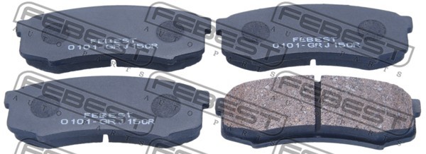 Колодки тормозные дисковые 0101-GRJ150R 0101-GRJ150R FEBEST