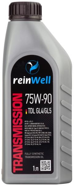 4999 ReinWell Трансмиссионное масло 75W-90 TDL GL4/GL5 (1л) 4999 REINWELL