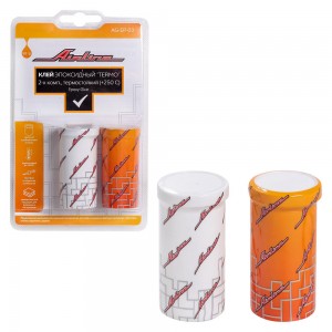 Клей эпоксидный "AIRLINE" TERMO (80 г) (2-х компонентный, термостойкий) AG-EP-03 AIRLINE