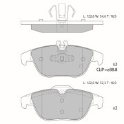 Колодки тормозные дисковые Avantech задние (противоскрипная пластина в компл.) AV225 AVANTECH