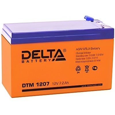 аккумуляторная батарея! 12V 7.2Ah 151x65x100 AGM\ DTM 1207 DELTA BATTERY