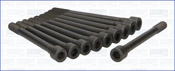 к-кт болтов ГБЦ! 10шт.\ Hyundai Accent/Lantra 1.3/1.5 12V 94> 81034000 AJUSA