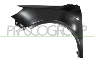 крыло переднее лев. с боковым отверст. под повтор.!\ Skoda Fabia 07-10 SK3243014 PRASCO GROUP