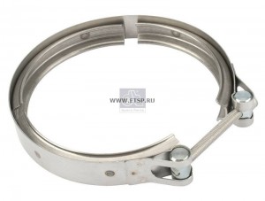 хомут глушителя! (м) d=121-133mm\DAF F65/75/85/95/105CF/XF/IV 5.11125 DIESEL TECHNIC