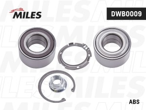 Подшипник ступицы передний RENAULT LOGAN I/SANDERO/NISSAN NOTE 07- с ABS (SKF VK DWB0009 MILES