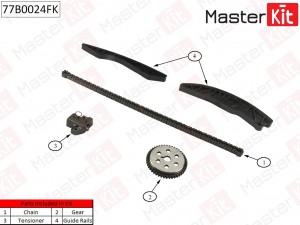 Комплект цепи ГРМ KIA CEE'D 1.6 CVVT G4FA/G4FC 12- 77B0024FK 77B0024FK MASTER KIT