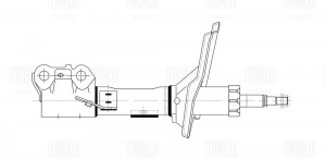 Амортизатор для а/м Lexus RX (03-) (стойка) пер. прав. (AG 19384) AG19384 TRIALLI