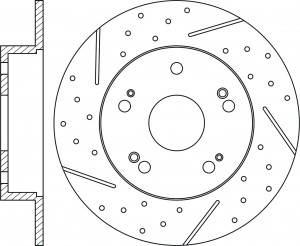 Диск тормозной HONDA Accord (14-) задний (1шт.) NIBK RN1425DSET NIBK