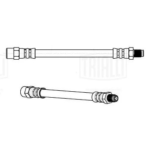 Шланг торм. VW Passat B3/B4 (88-) зад. внеш. L=185мм (BF 4801) BF 4801 TRIALLI