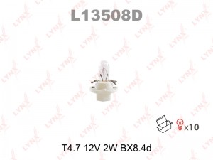 BAX 12V 2W BX8.4D В ПАНЕЛЬ ПРИБОРОВ L13508D LYNXAUTO