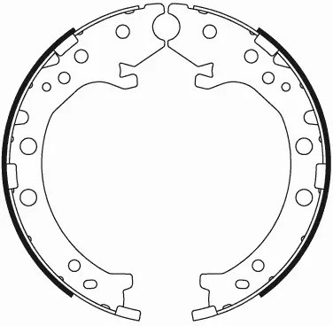 Колодки барабанные HONDA CR-V 2.4 2009 - по HONDA CR-V 2.4 2007 - по HONDA CR-V  BS28003 SB NAGAMOCHI