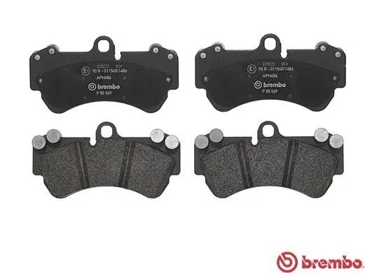 P85069 994 00 !колодки дисковые п.\ VW Touareg 3.2/3.6/4.2/6.0/3.0TDi диск 17' 0 P85069 BREMBO