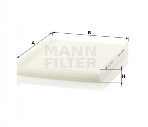 Фильтр салонный CU27007 CU27007 MANN FILTER