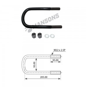 Стремянка рессоры 100.523 MANSONS