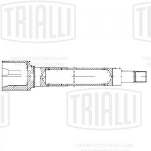 ШРУС внутренний правый ECO GO 1066 TRIALLI